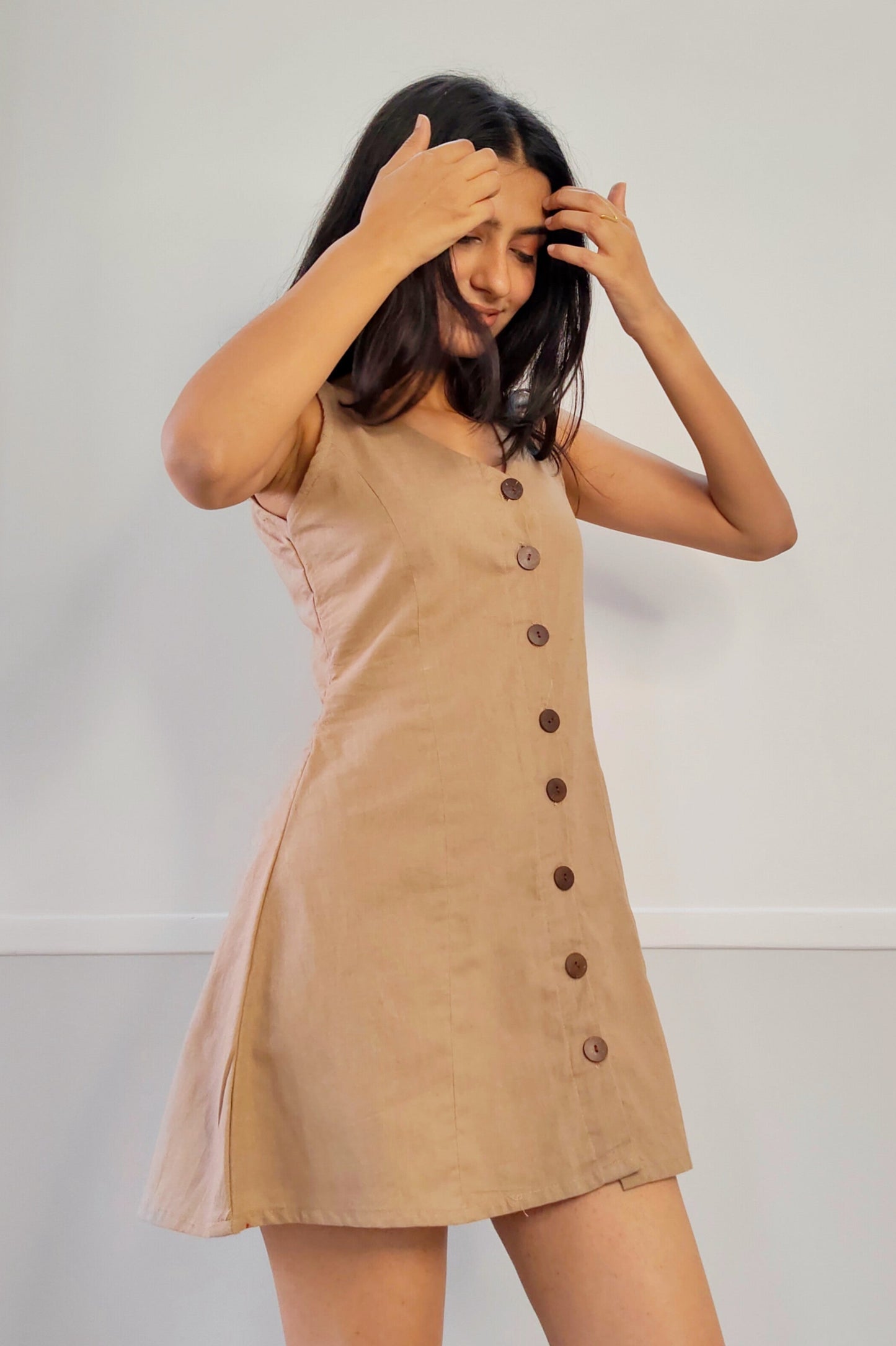 The Ivy A-Line Button-down Dress