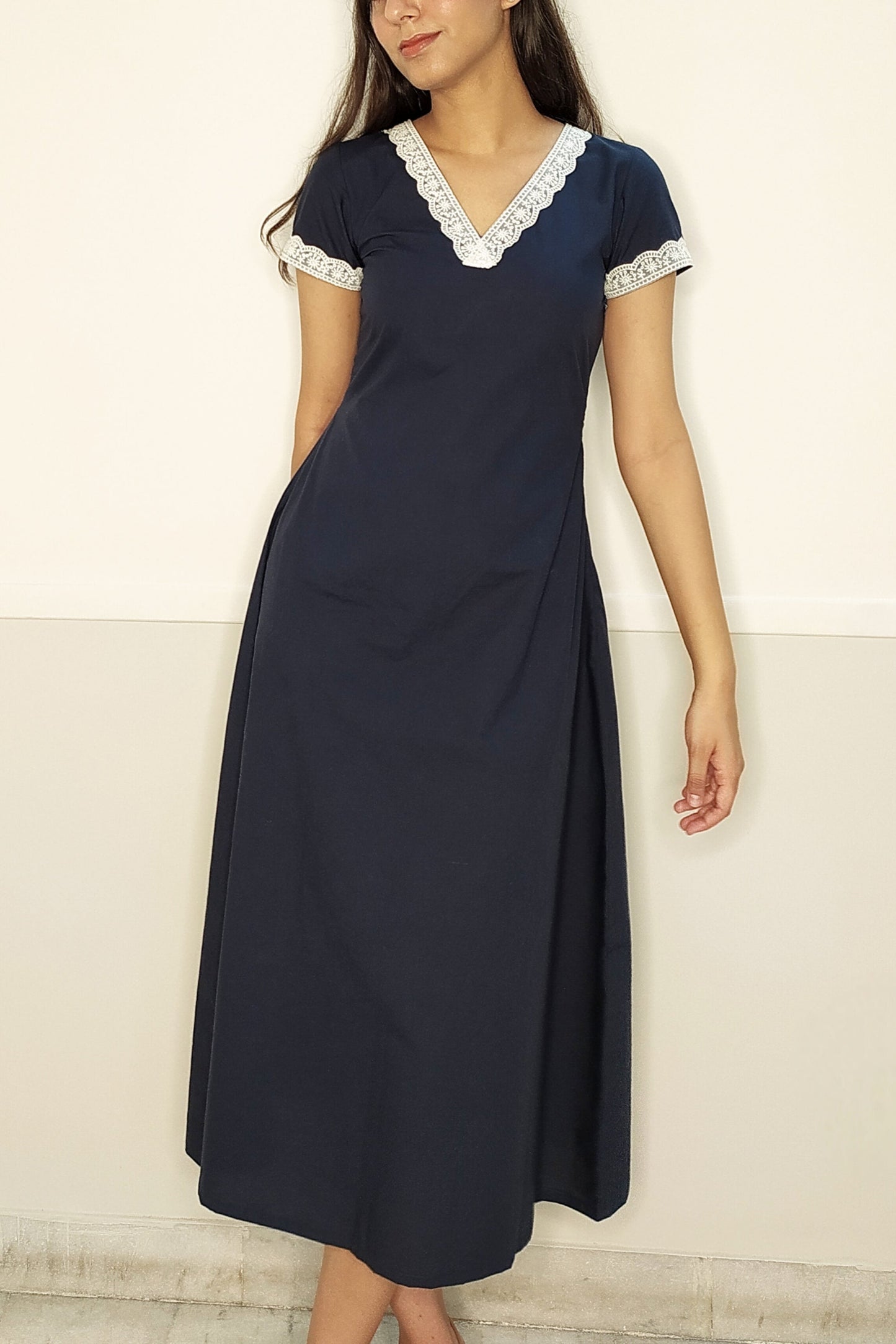 Iris A-line Midi Dress