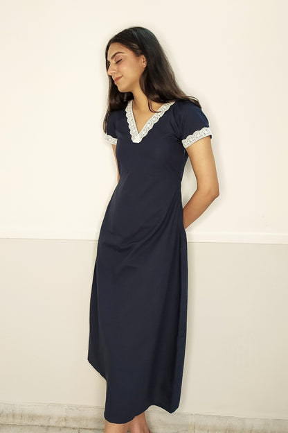 Iris A-line Midi Dress