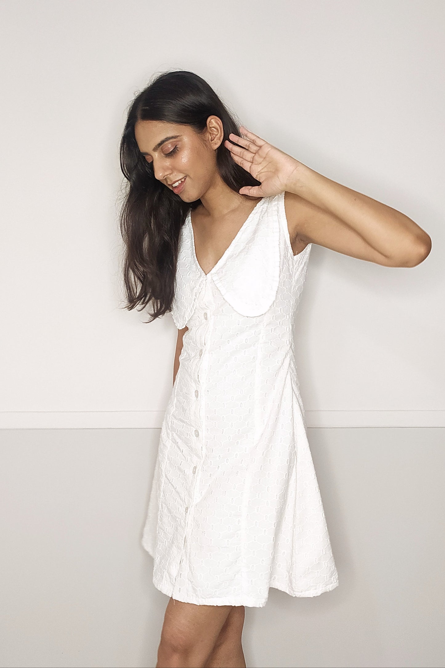 Lily A-line Button Down Dress